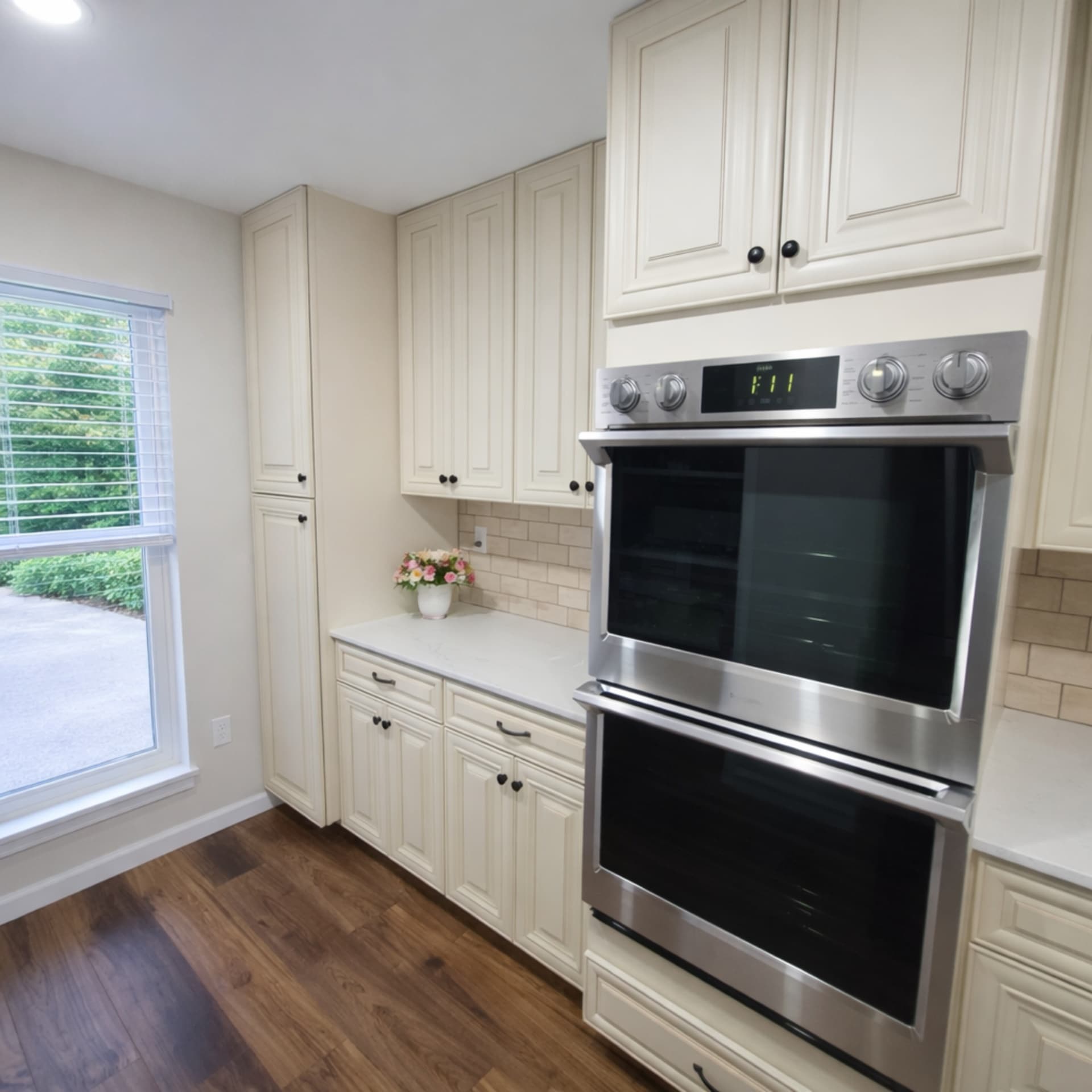 Richardson kitchen remodel sink wall with appliances