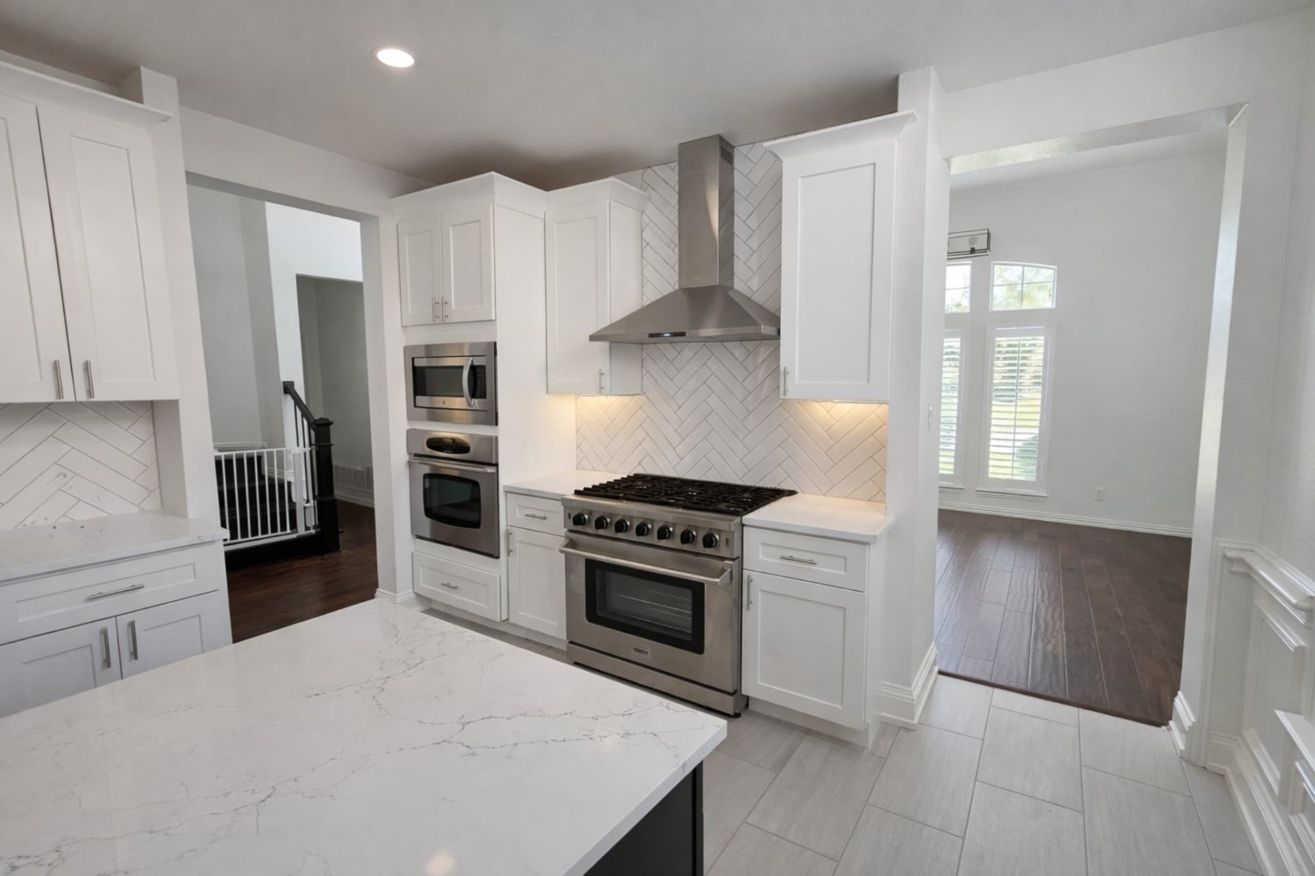 University Park kitchen remodel shaker cabinets