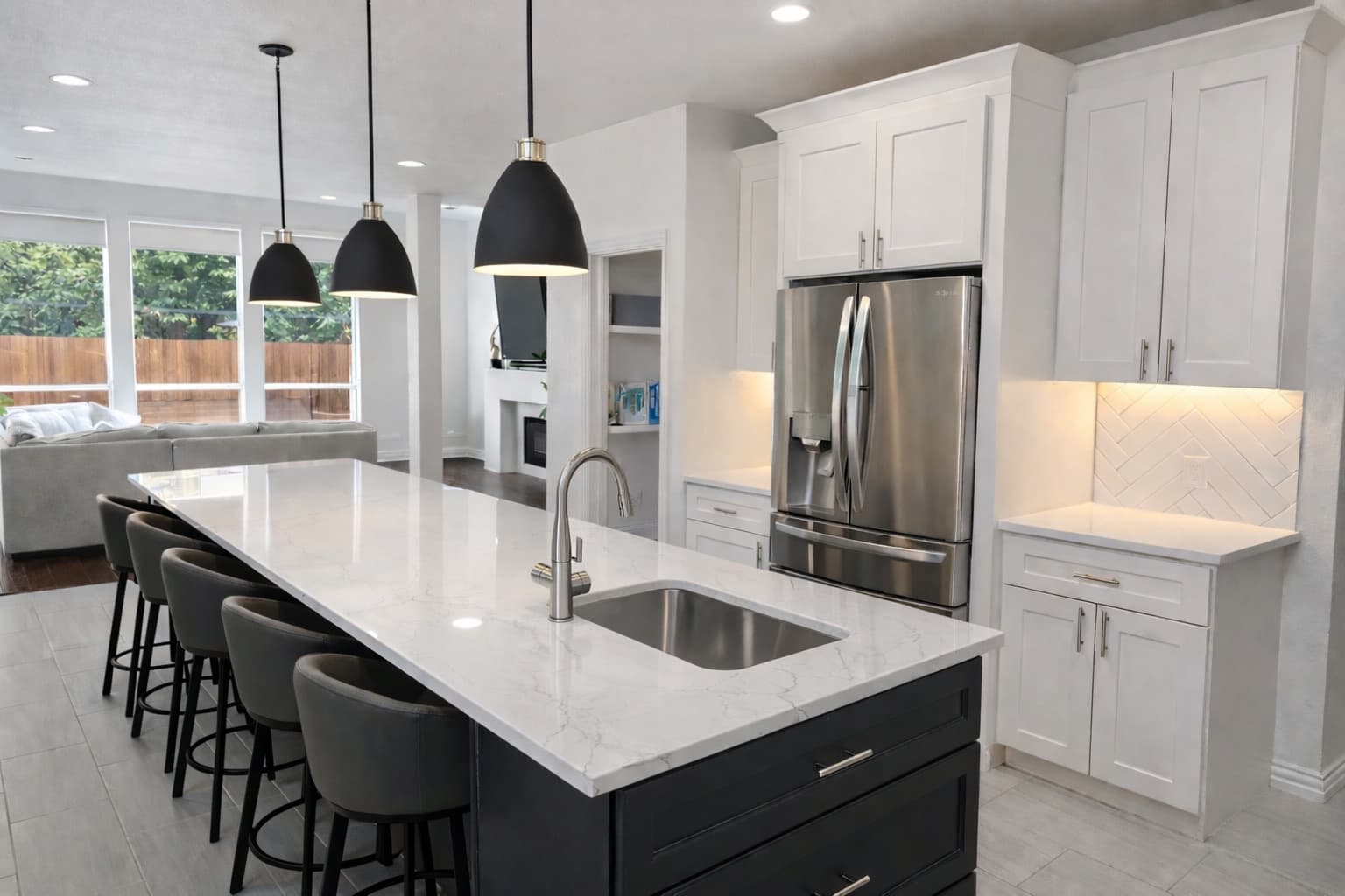 University Park kitchen remodel full view